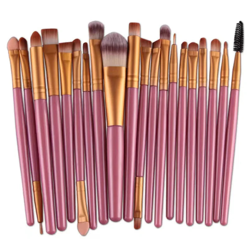 20 Eye Makeup Brushes, Full Set of Eye Shadow Makeup Tools, Popular Eyeliner Brush