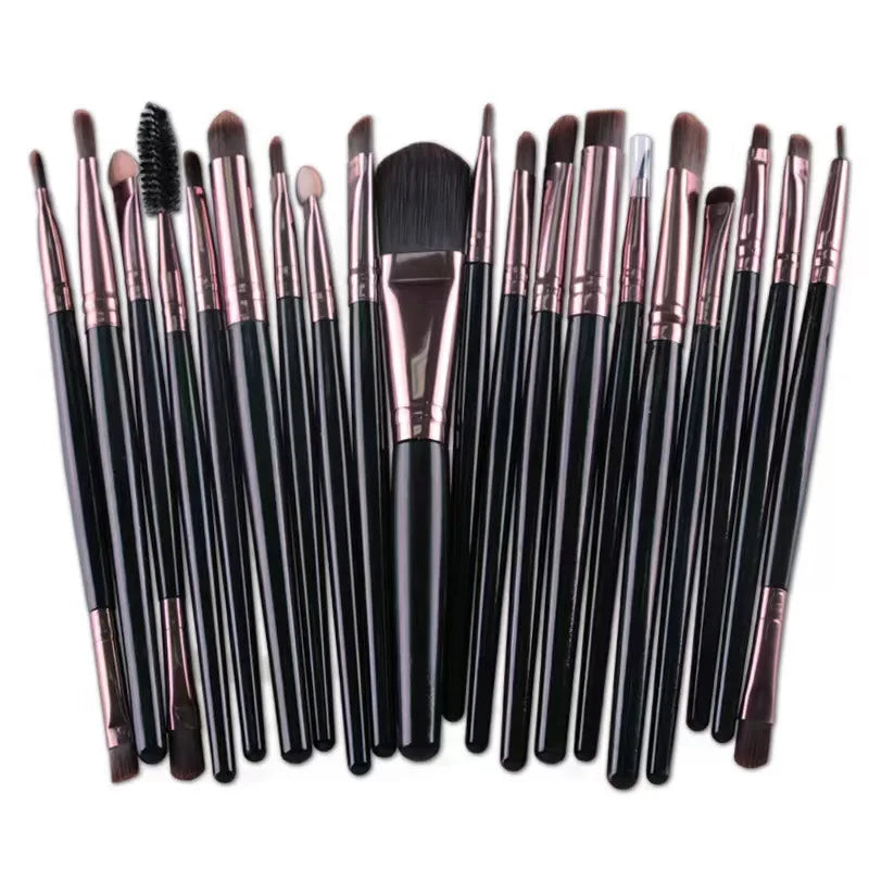 20 Eye Makeup Brushes, Full Set of Eye Shadow Makeup Tools, Popular Eyeliner Brush