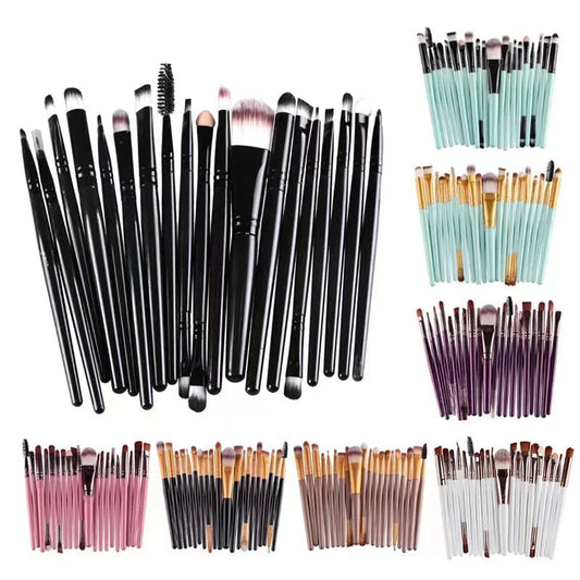 20 Eye Makeup Brushes, Full Set of Eye Shadow Makeup Tools, Popular Eyeliner Brush